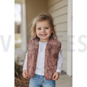 FAUX FUR WITH FOIL DARK ROSE (thumbnail) #7
