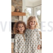 KNITTED JACQUARD LUREX HEARTS NATURAL (thumbnail) #7