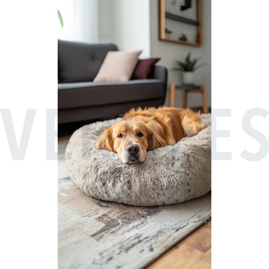 FAUX FUR ANIMAL SKIN BROWN #7