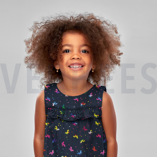 JEANS FOIL UNICORNS BLEACHED #7