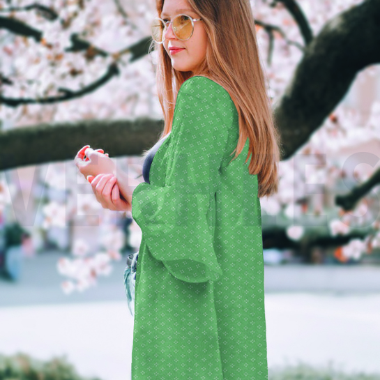 VISKOSE RADIANCE STICKEREI LILA #7