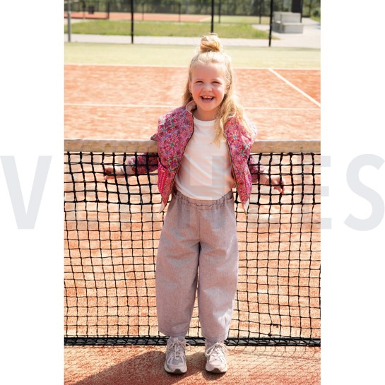 COTTON LINEN LUREX BLUE #7