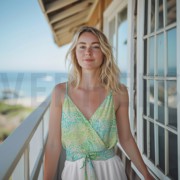 HANDCRAFTED BATIK VISCOSE GREEN (thumbnail) #7