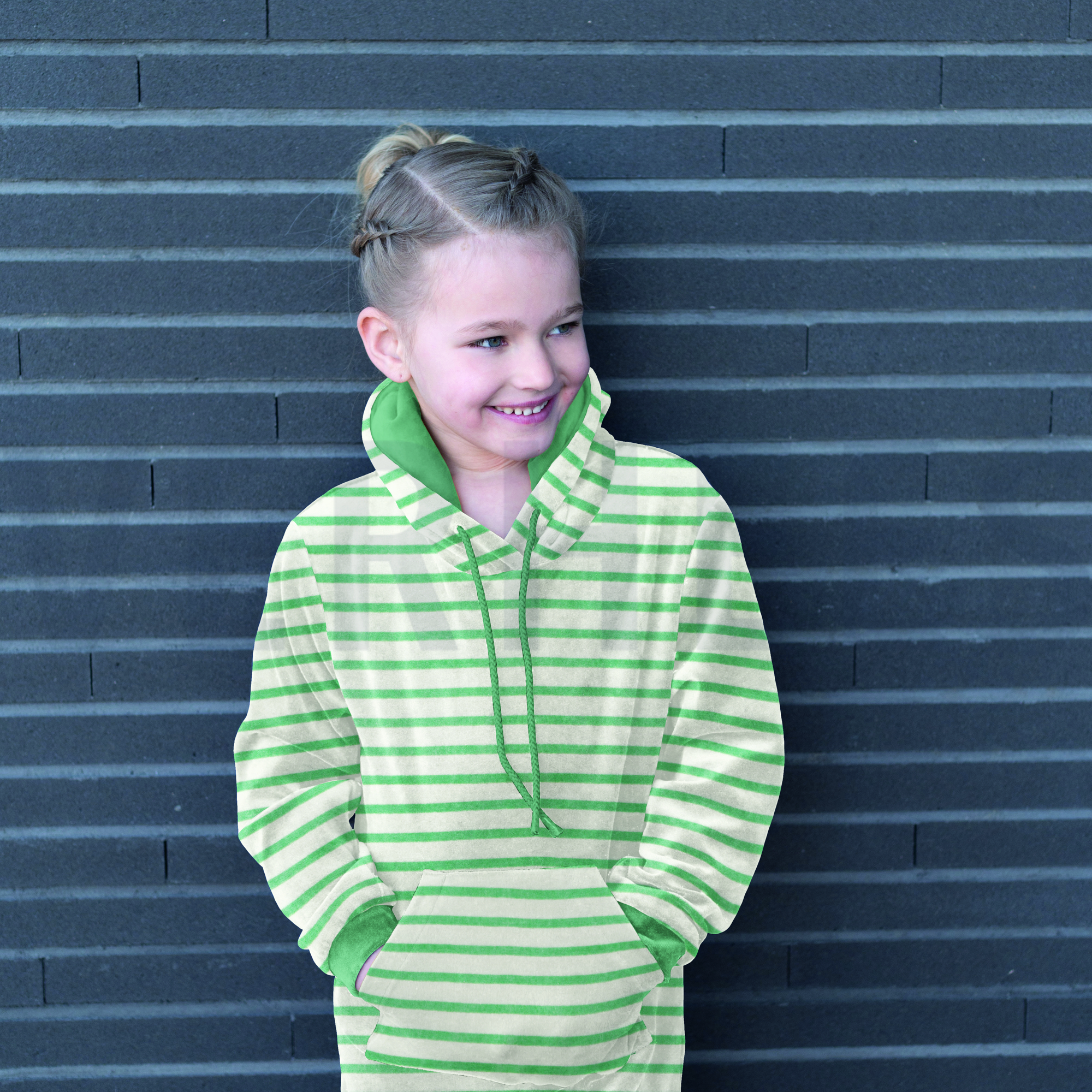 NICKY YARN DYED STRIPE SAND / ECRU (high resolution) #7