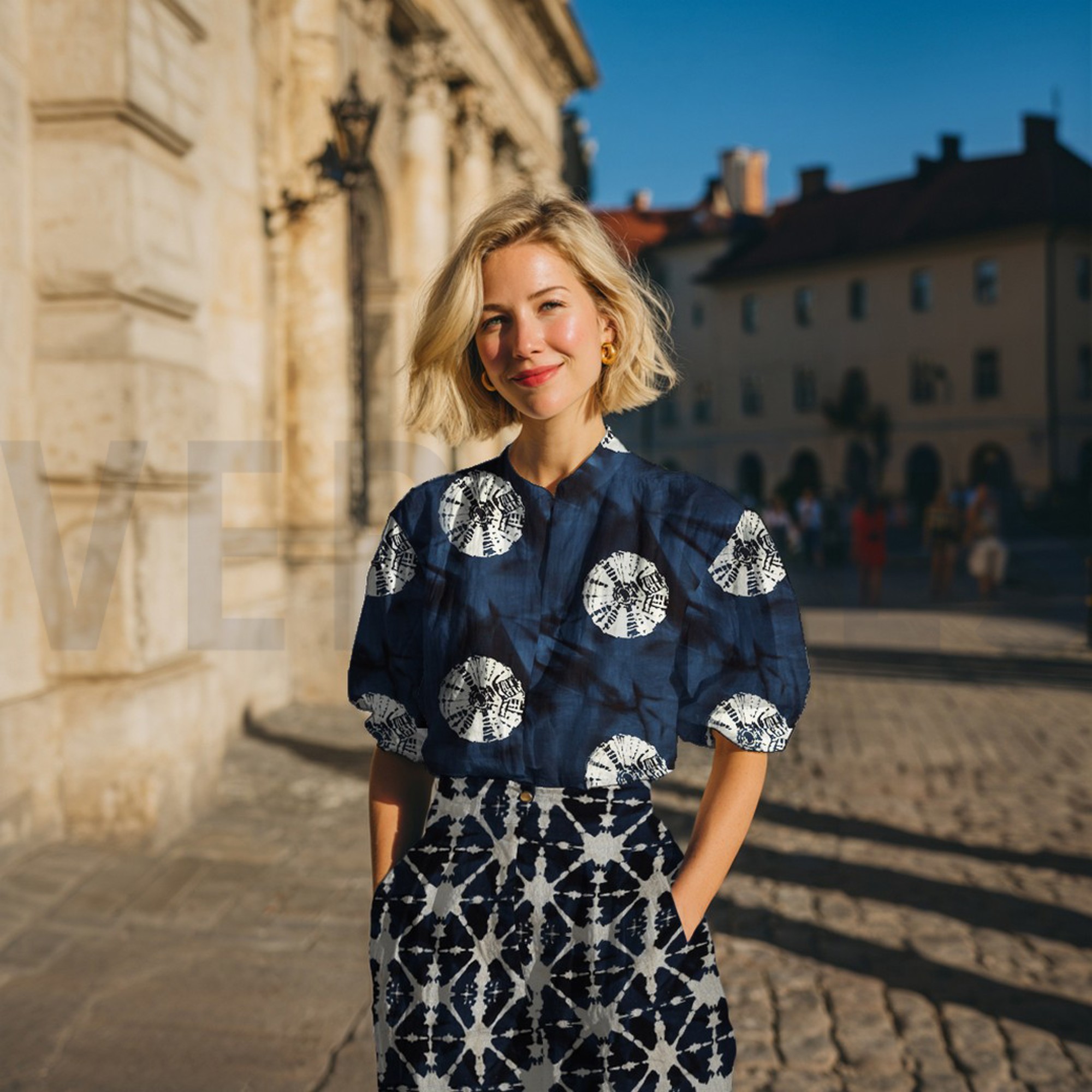 HANDCRAFTED BATIK COTTON NAVY (high resolution) #7