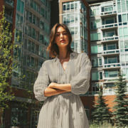 LINEN VISCOSE LUREX STRIPES ECRU (thumbnail) #7