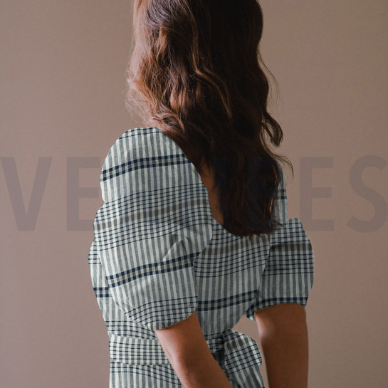 YARN DYED CHECK SAND #7