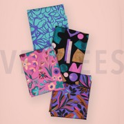 COTTON SATIN MAGNOLIA NERIDA HANSEN ROYAL BLUE (thumbnail) #7