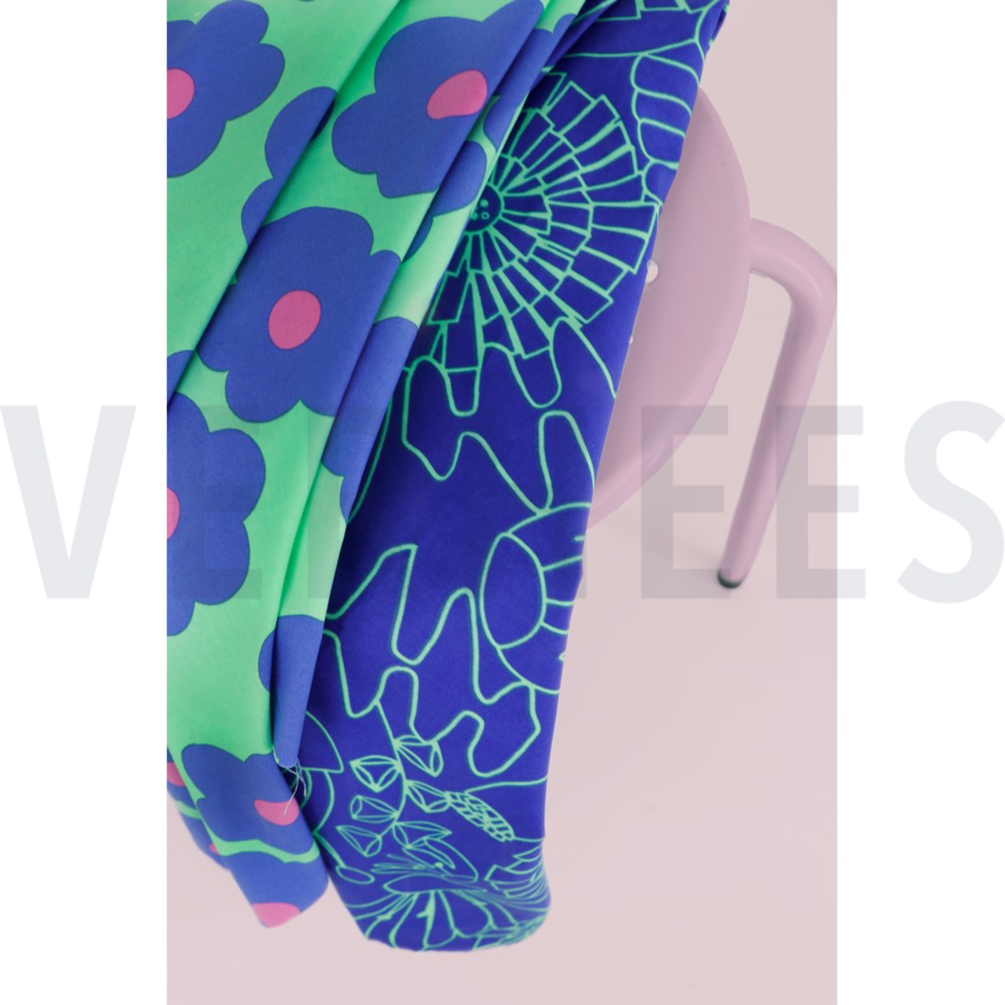 FINE POPLIN BIG FLOWER NERIDA HANSEN MOSS GREEN (high resolution) #7