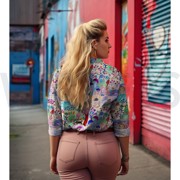 FINE POPLIN DIGITAL SUNSHINE NERIDA HANSEN LAVENDER (thumbnail) #7