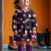 BABYCORD FLOWERS JEANS (thumbnail) #7
