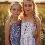 FINE POPLIN DIGITAL FLOWERS WHITE / RED (thumbnail) #7