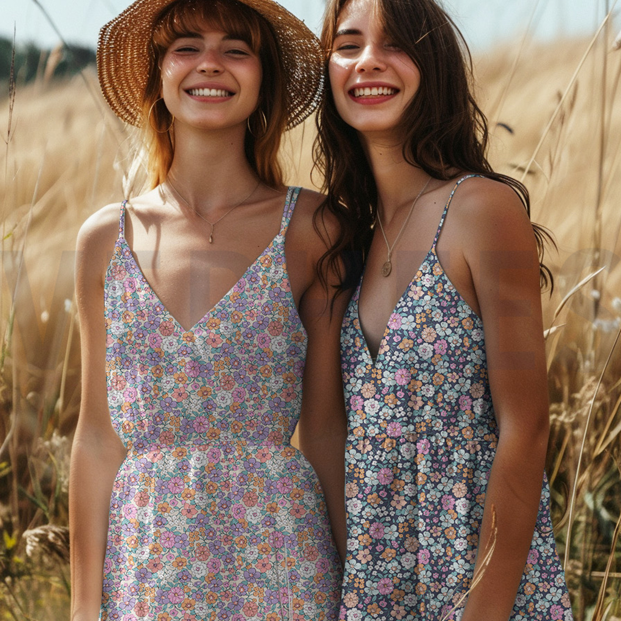 FINE POPLIN GOTS FLOWERS NAVY (high resolution) #7