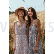 FINE POPLIN GOTS FLOWERS PURPLE (thumbnail) #7