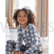 FLANNEL BEAR CHECK LIGHT PINK (thumbnail) #7