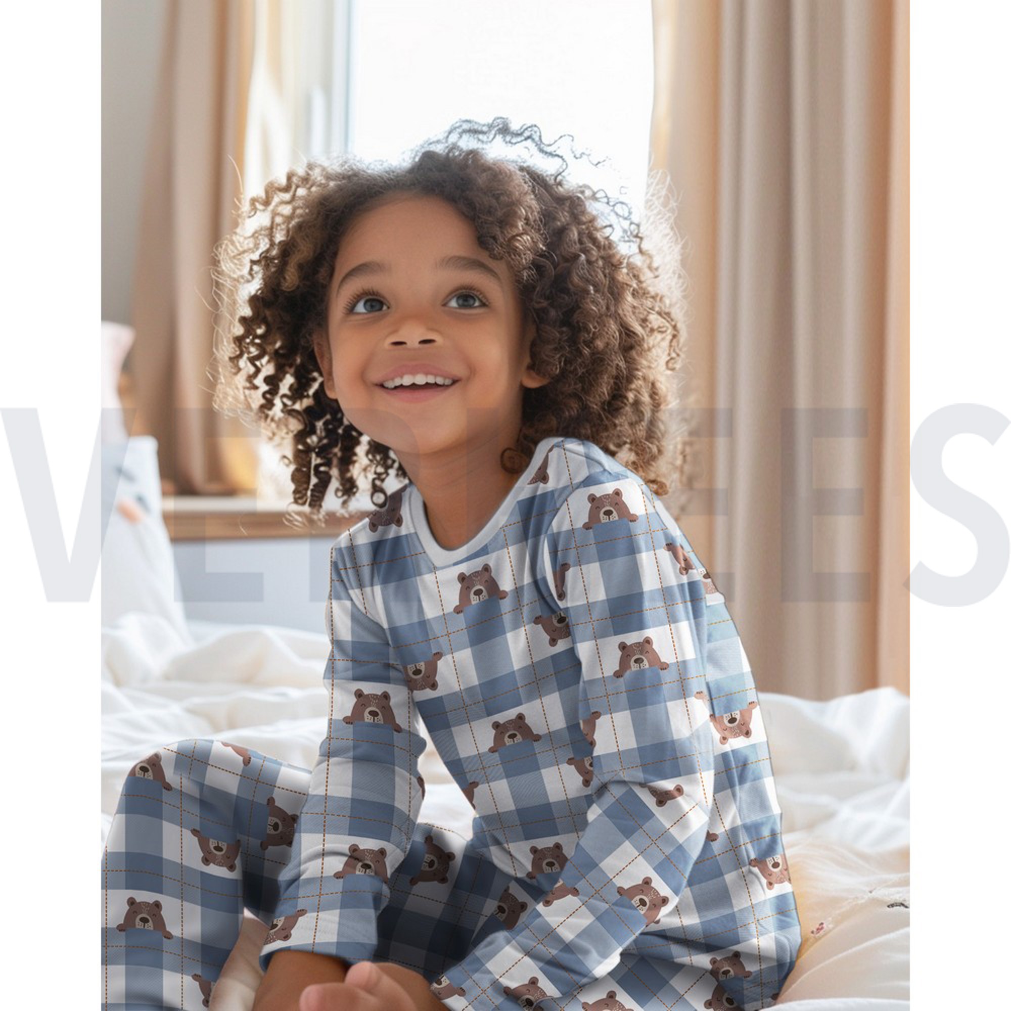 FLANNEL BEAR CHECK LIGHT PINK (high resolution) #7