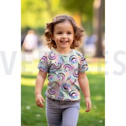 JERSEY DIGITAL HAPPY FACES MULTICOLOUR (thumbnail) #7