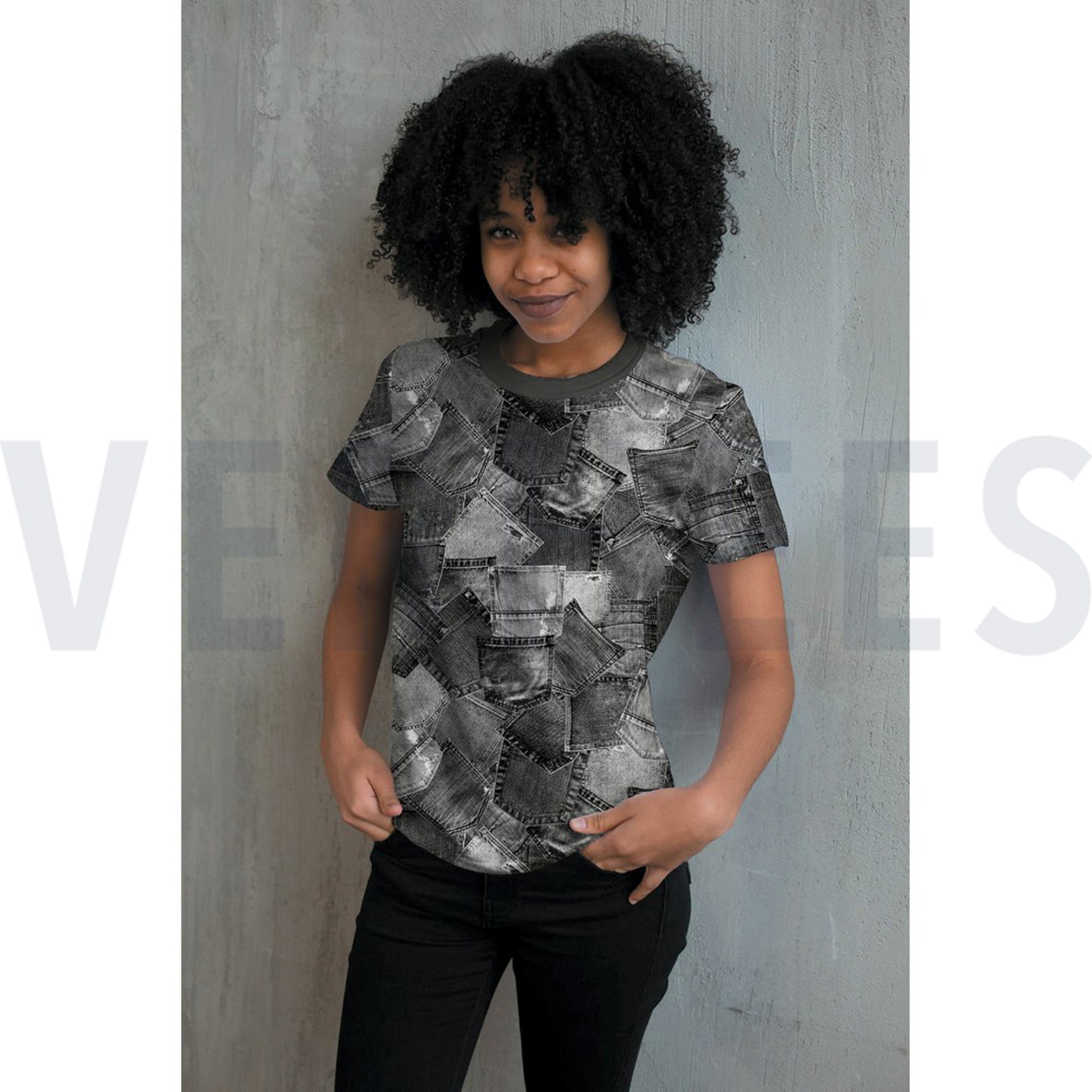 JERSEY DIGITAL JEANS POCKETS NAVY (high resolution) #7