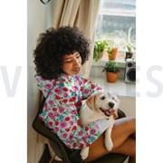 FRENCH TERRY DIGITAL FLOWERS WHITE (thumbnail) #7