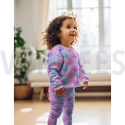 FRENCH TERRY DIGITAL SEASHELLS PURPLE (thumbnail) #7