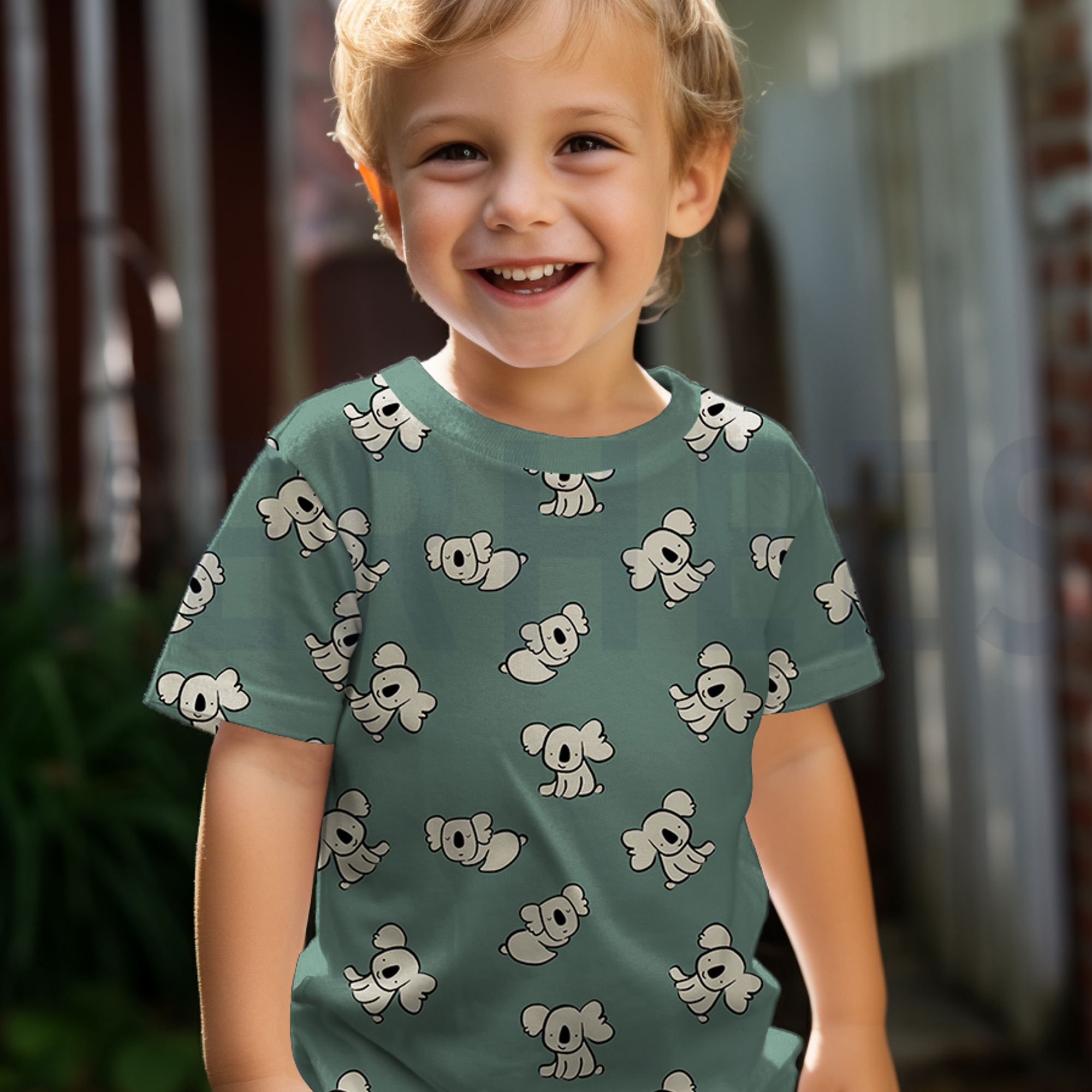 JERSEY GOTS KOALAS DARK GREEN (high resolution) #7