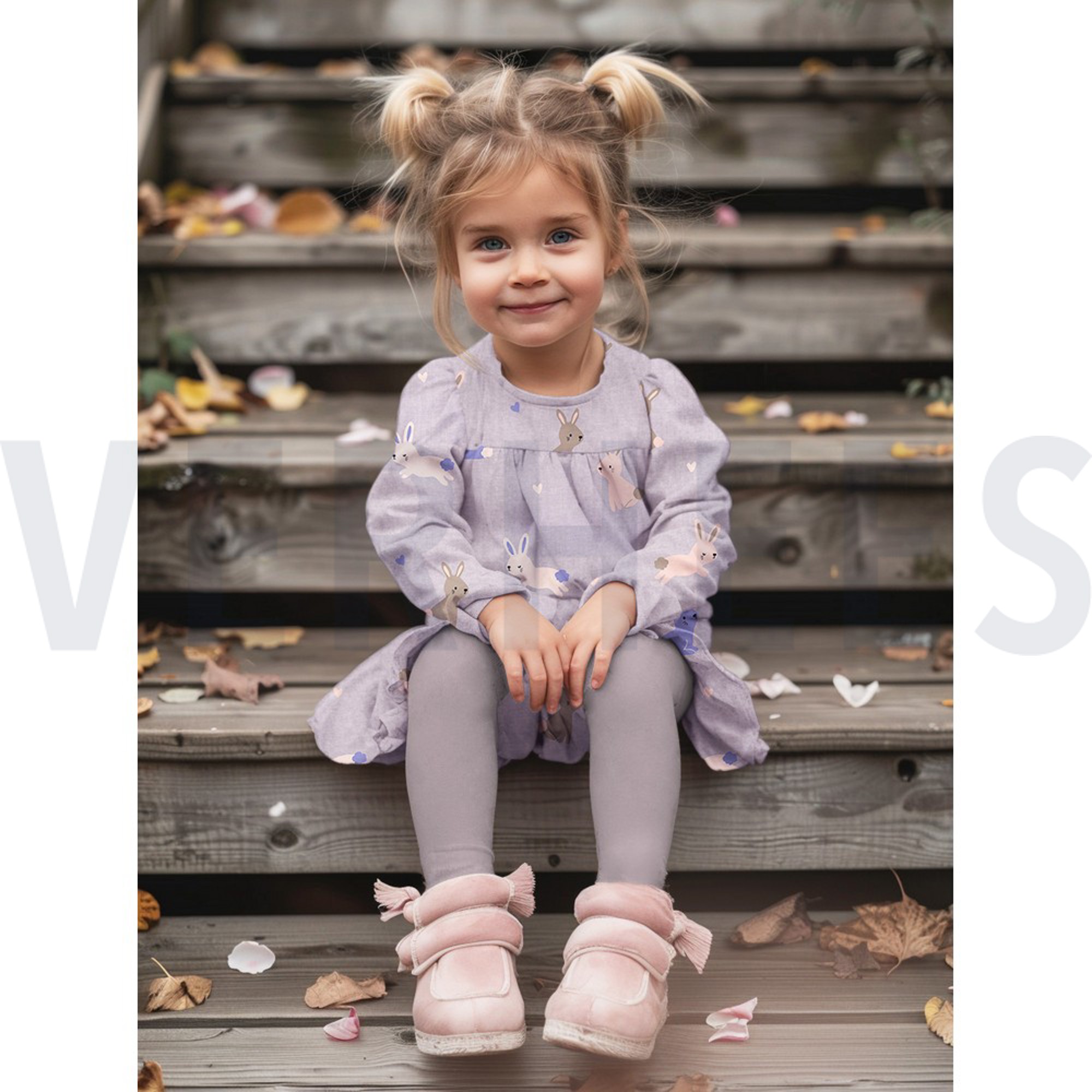 JERSEY MELANGE BUNNIES LIGHT GREY MELANGE (high resolution) #7