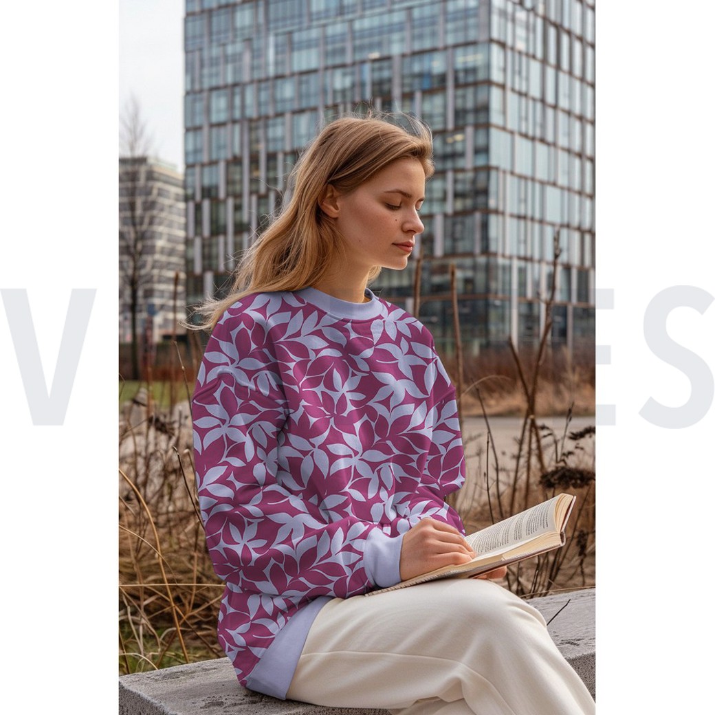SOFT SWEAT LEAVES LILAC / PURPLE #7