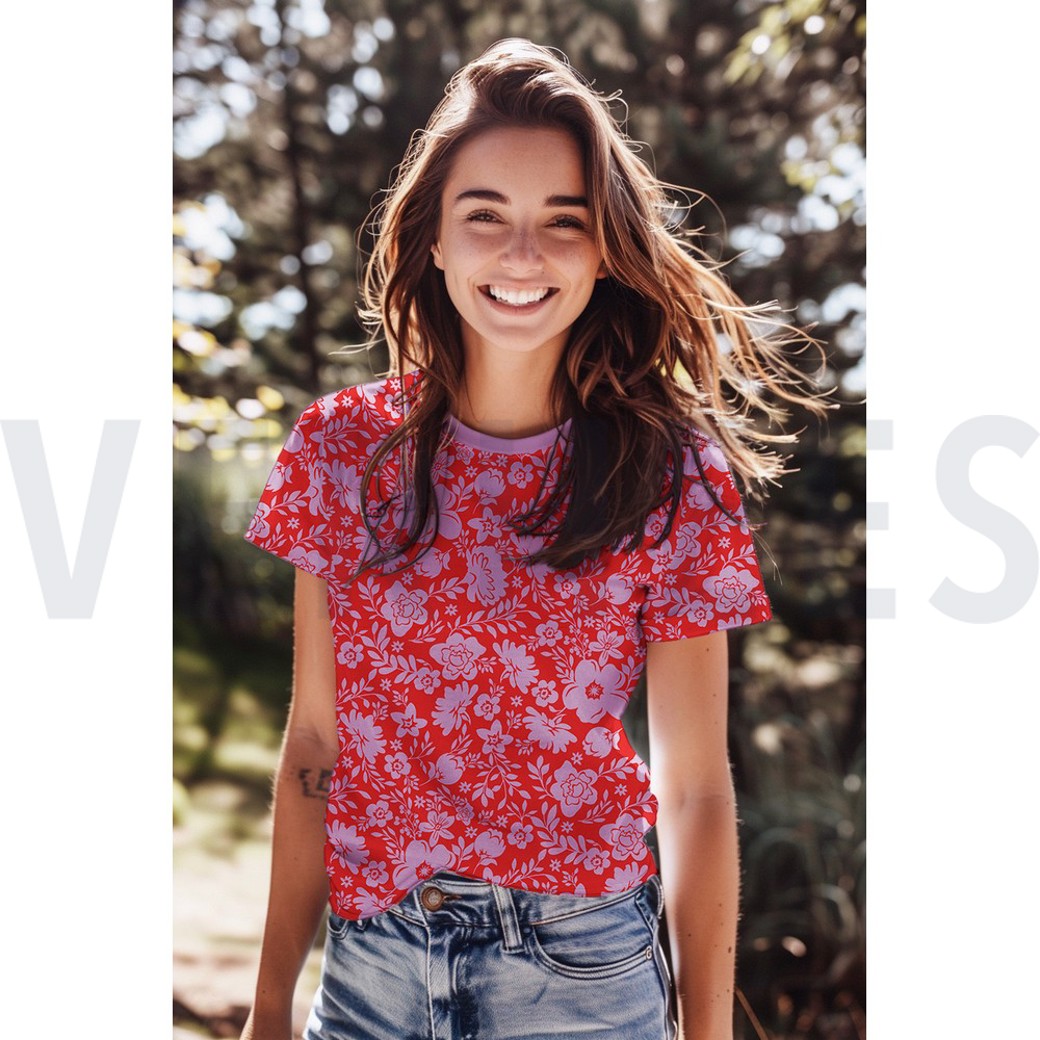 JERSEY FLOWERS BLACK #7