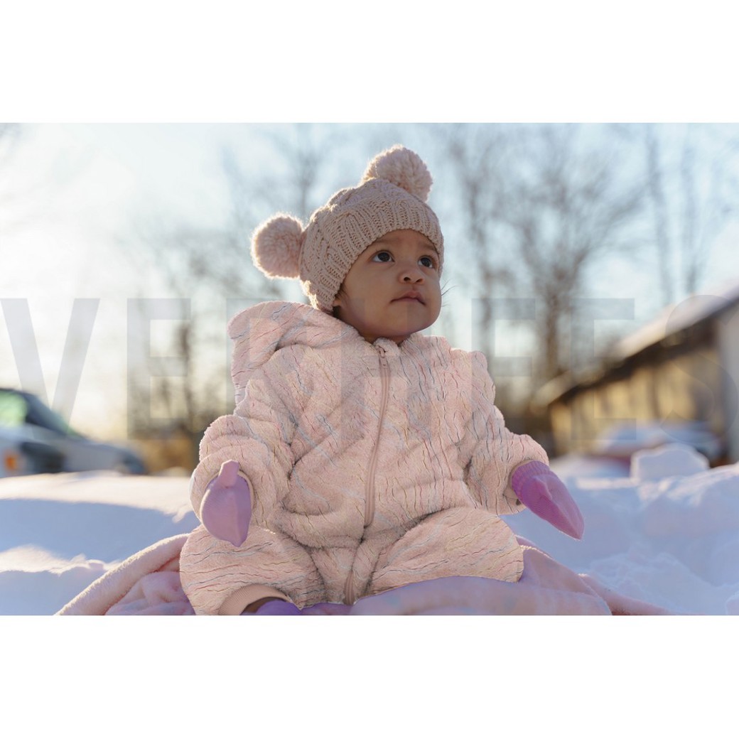 FAUX FUR WITH TULE ECRU #7