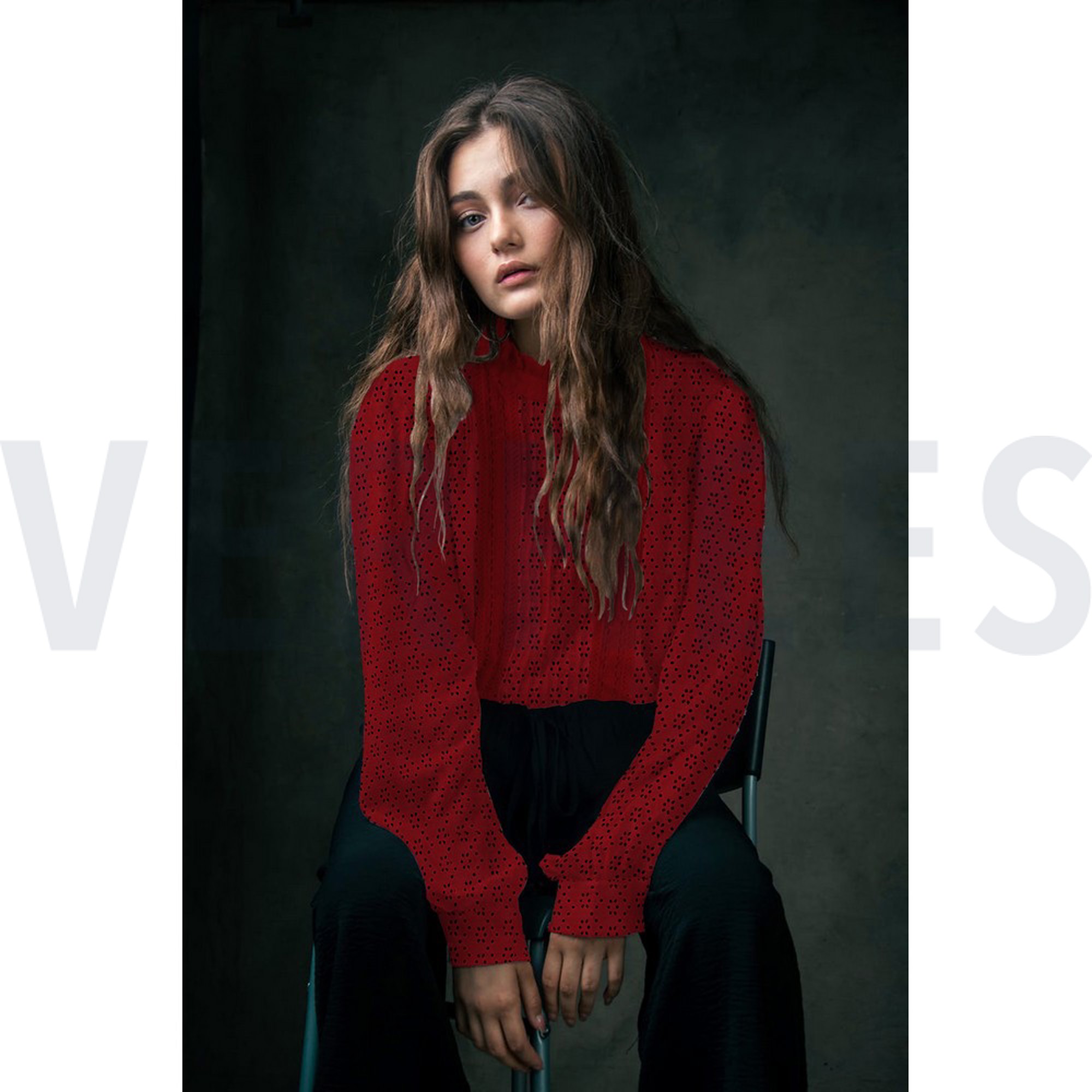 EYELET STRETCH NAVY (high resolution) #7