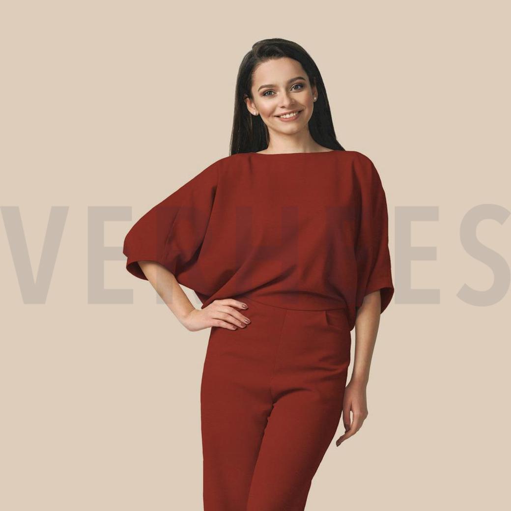 BAMBOO COTTON JERSEY DARK APRICOT #7