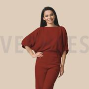 BAMBOO COTTON JERSEY DARK APRICOT (thumbnail) #7