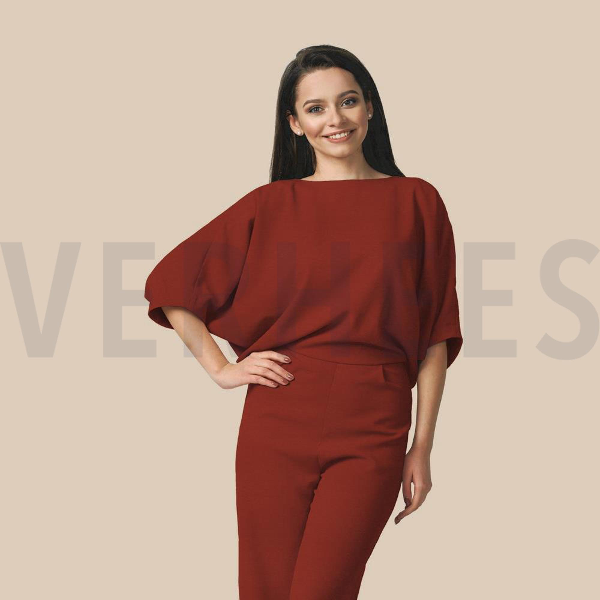 BAMBOO COTTON JERSEY DARK APRICOT (high resolution) #7