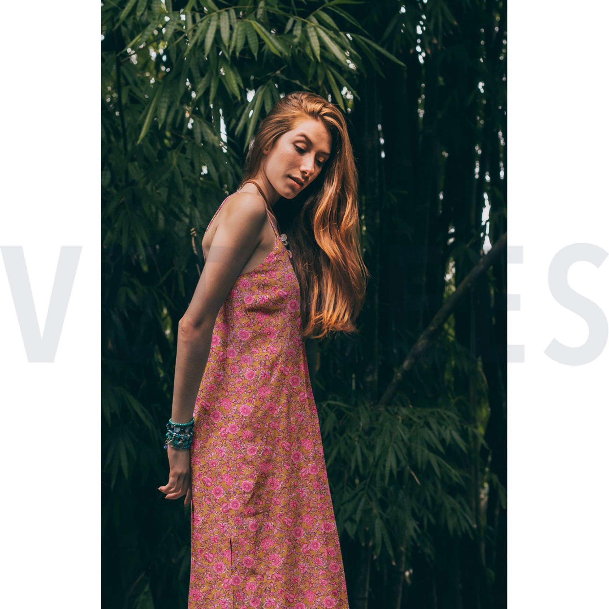 VISCOSE POPLIN STRETCH DIGITAL FLOWERS FUCHSIA (high resolution) #7