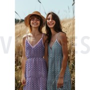 LENZING ECOVERO RETRO BLACK/ LILAC (thumbnail) #7
