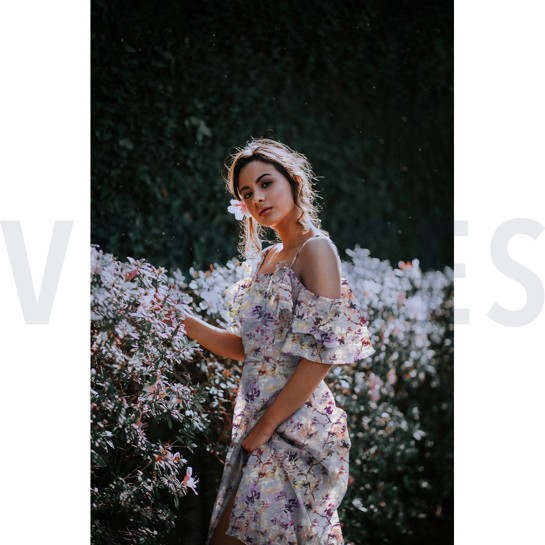 VISCOSE RADIANCE DIGITAL FLORAL NILE #7