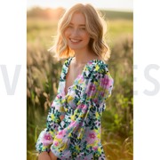 LENZING ECOVERO DIGITAL FLOWERS LAVENDER (thumbnail) #7