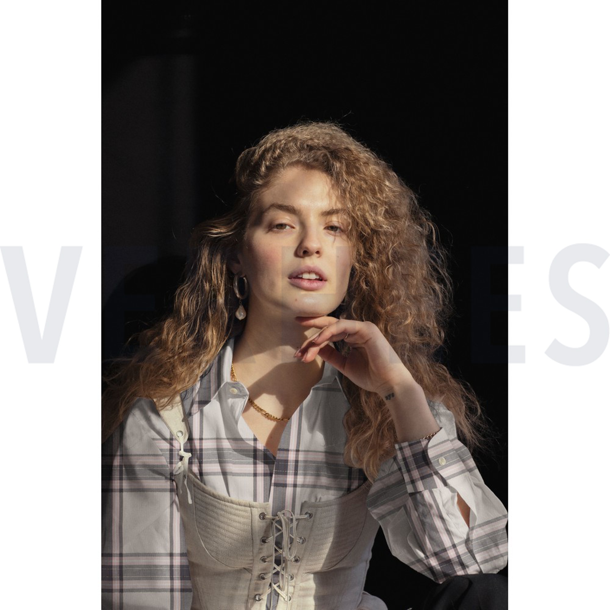 CHECK WITH LUREX BEIGE LUREX (high resolution) #7