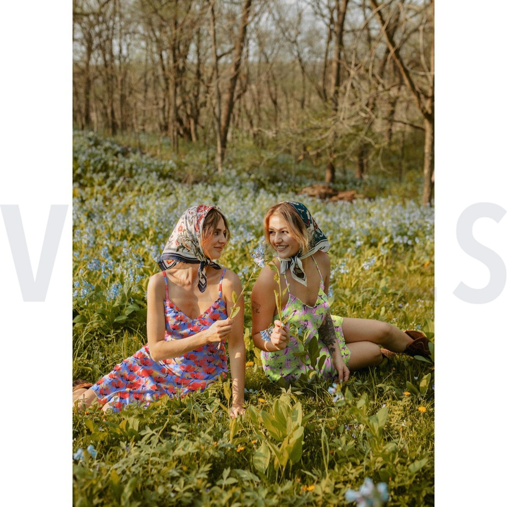 RADIANCE DIGITAL FLOWERS BLUE #7