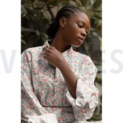 RADIANCE DIGITAL FLOWERS ECRU/ CORAL (thumbnail) #7