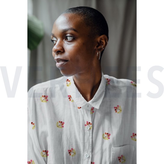 MUSSELIN STICKEREI BLUMEN WEISS #7