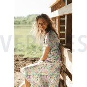 VISCOSE SATIN DIGITAL FLOWERS MULTICOLOUR (thumbnail) #7