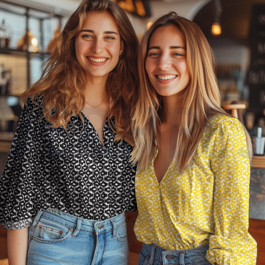 VISCOSE RADIANCE ABSTRACT BLAUW #7