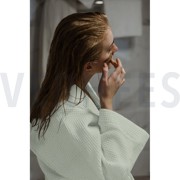 COTTON WAFFLE BIG PALE TURQUOISE (thumbnail) #7