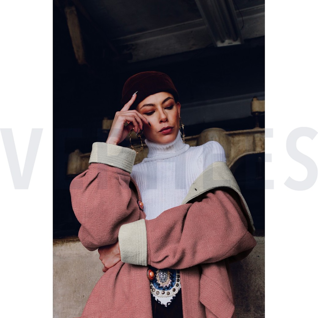 FAUX FUR CORDUROY ECRU #7