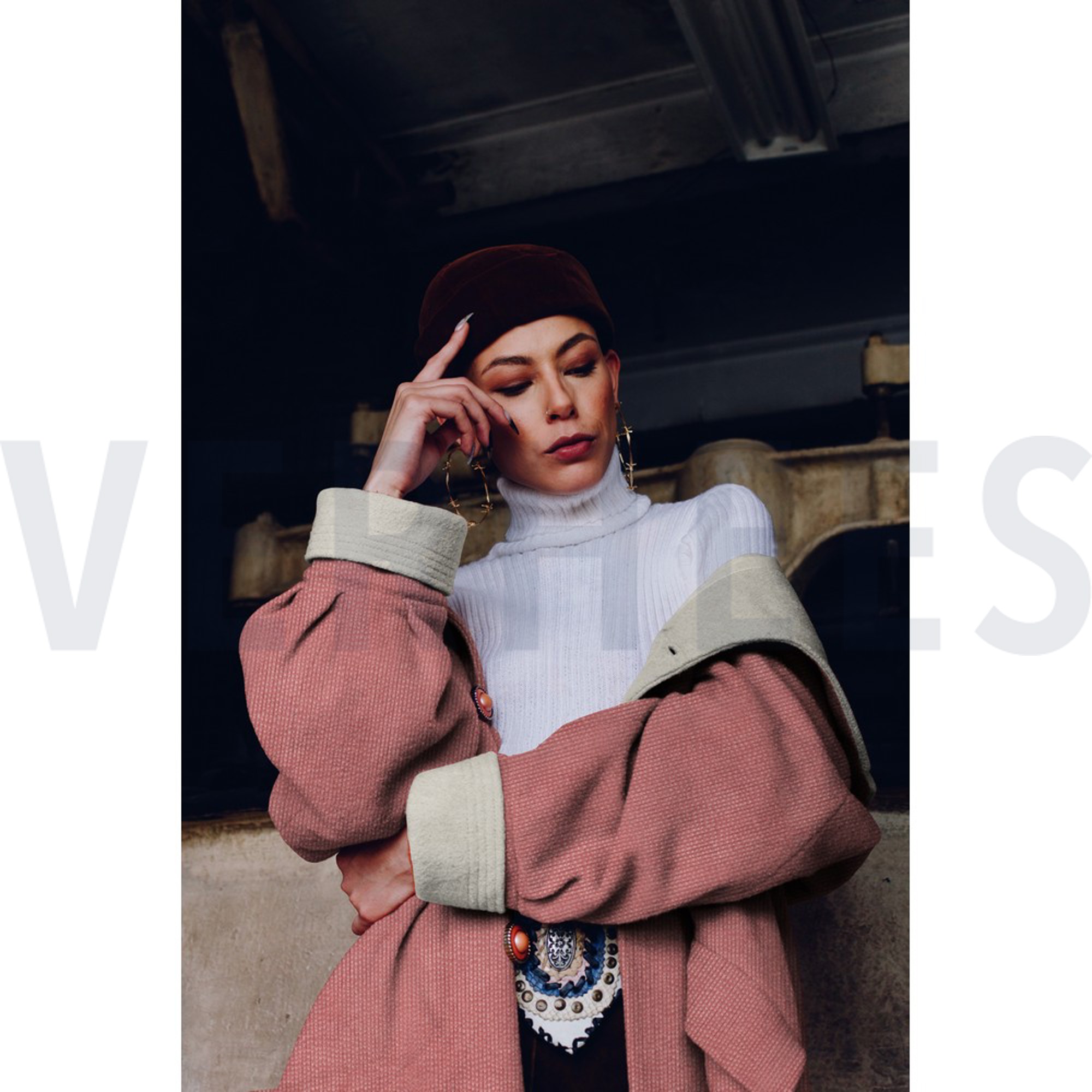 FAUX FUR CORDUROY ECRU (high resolution) #7