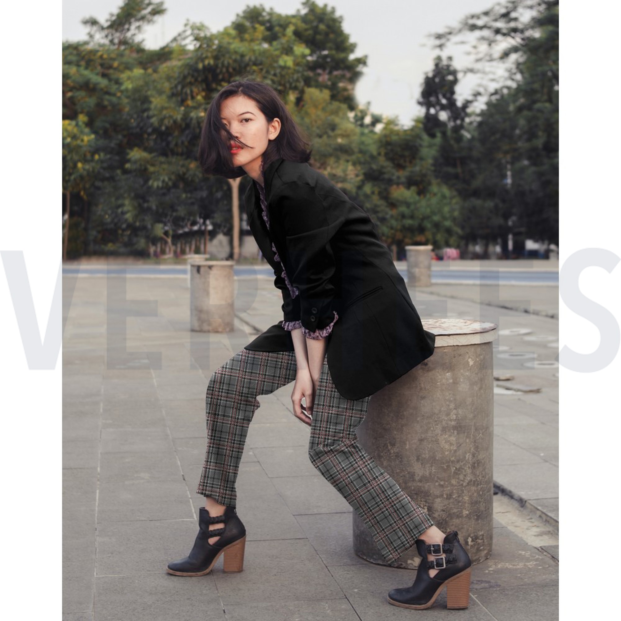 KNITTED JACQUARD BLACK/WHITE/PINK (high resolution) #7