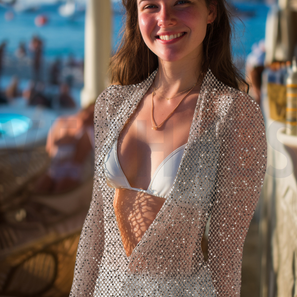 CROCHET SEQUINS BRONZE #7