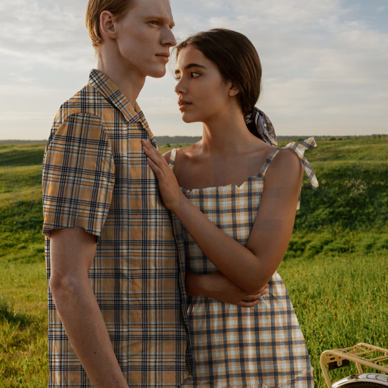 DOUBLE GAUZE RUITEN TWEEZIJDIG MULTICOLOR #7