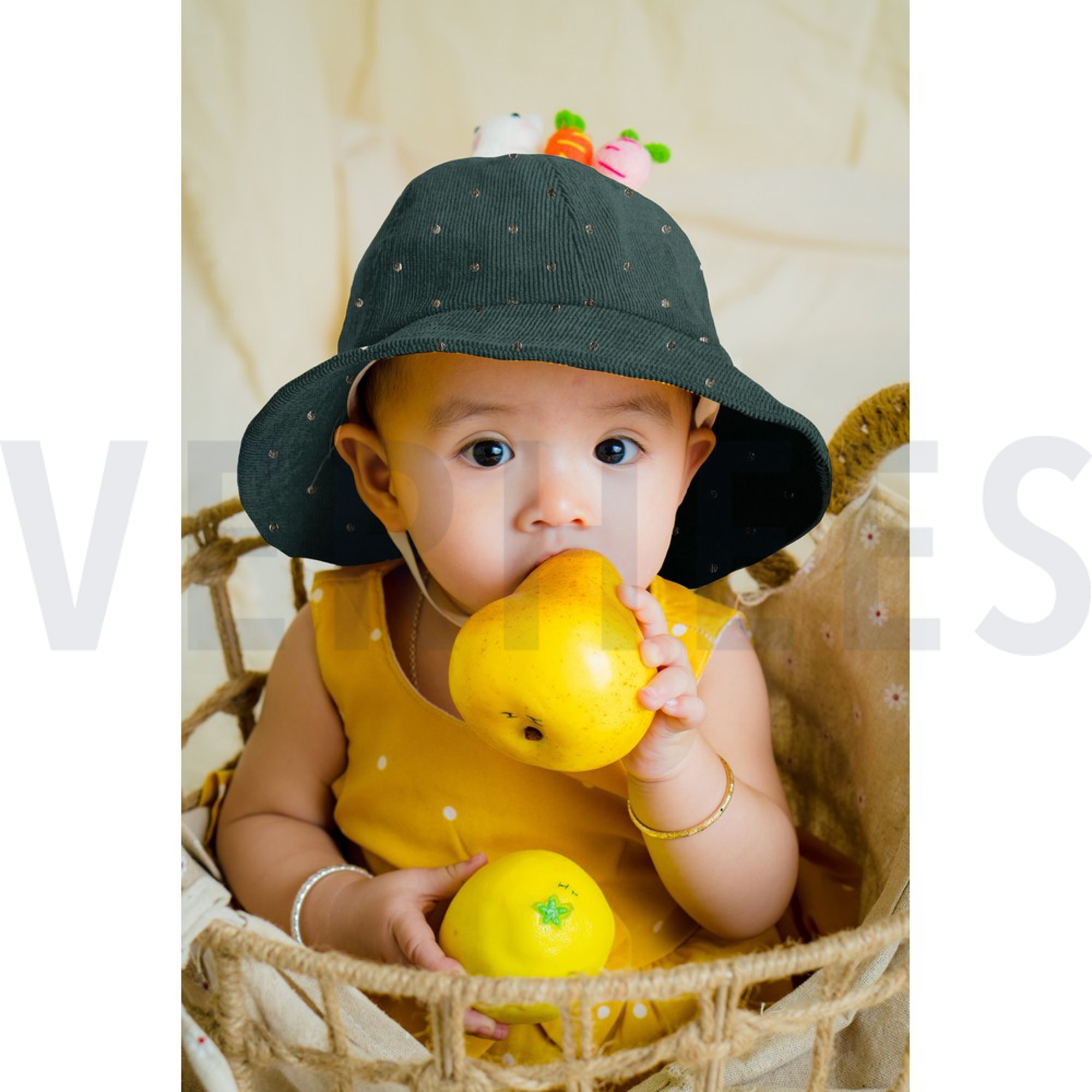 BABYCORD GOLD FOIL DOT RED (high resolution) #7